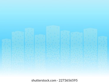 Building Background. Skyscraper. City building Background. Smart and Perspective Building. Cityscape. Metropolis City. Vector Illustration.