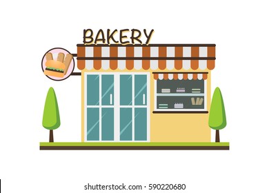 Building of bakery shop