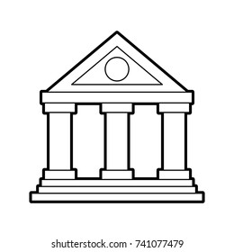 building bank financial money saving symbol
