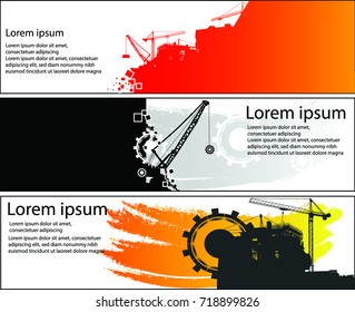 Building banner vector design