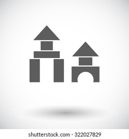 Building Block Icon. Flat Vector Related Icon For Web And Mobile Applications. It Can Be Used As - Logo, Pictogram, Icon, Infographic Element. Vector Illustration.