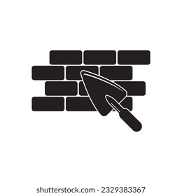 Building block icon vector illustration symbol design