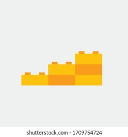 Building Block Toys Construction Vector Icon