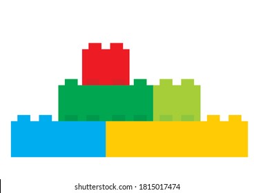 Building Blocks, Color Vector Icon