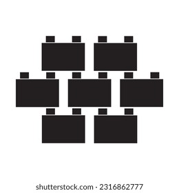 building blocks icon vector design template