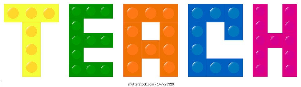 Building Blocks Teach Word