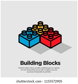 Building Blocks Vector Illustration