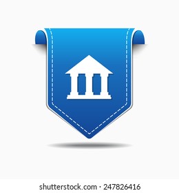 Building Blue Vector Icon Design