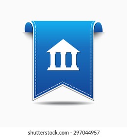 Building Blue Vector Icon Design