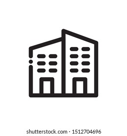 Building business and icon vector