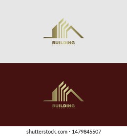 Building business logo stock vector inspiration design