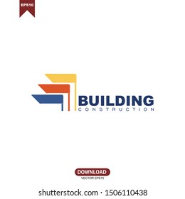 Building business logo stock vector inspiration design