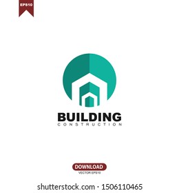 Building business logo stock vector inspiration design