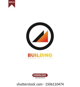 Building business logo stock vector inspiration design
