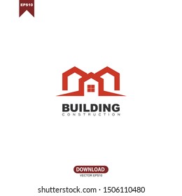 Building business logo stock vector inspiration design