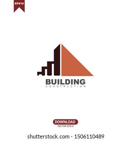 Building business logo stock vector inspiration design