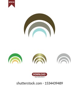 Building business logo stock vector inspiration design