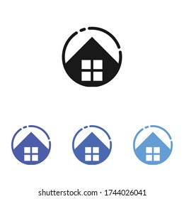 Diseño de inspiración vectorial de material de logotipo de negocios