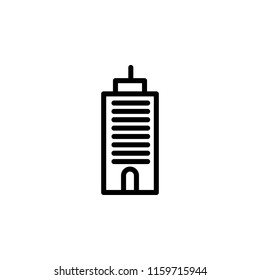 building bussines centre icon. Element of real estate sign for mobile concept and web apps icon. Thin line icon for website design and development, app development