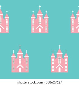 Building church flat icon