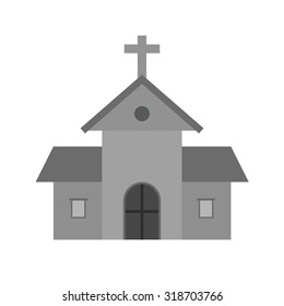 Building, church, religious icon vector image.Can also be used for easter, celebration, observances and holidays. Suitable for mobile apps, web apps and print media.