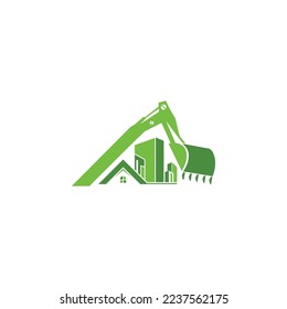 Building and City Illustration, City scene on night time. Smart building concept design for city illustration. Graphic concept for your design.