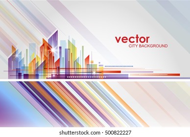 Building and City Illustration vector