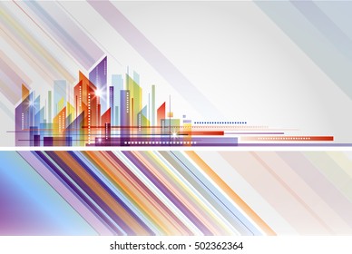 Building and City Illustration vector