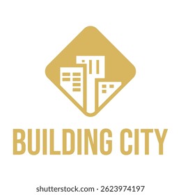 building city isolated on white background