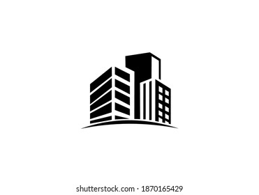 Building City Logo Vector Design Stock Vector (Royalty Free) 1870165429 ...