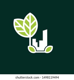 Building City Naturally Creative Business Logo