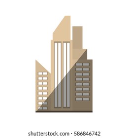 building city real estate shadow vector illustration eps 10