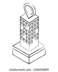 building city urban structure high isometric