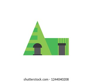 Building city vector house and real estate icon home