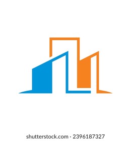 building cityscape architecture vector logo