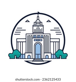 building cityscape icon design vector 02
