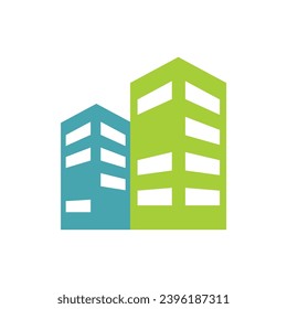 building cityscape tower vector logo