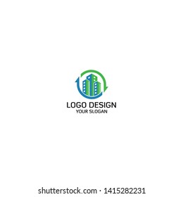 Building Cleaning Logo Design Vector