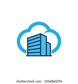 Building Cloud Logo Icon Design
