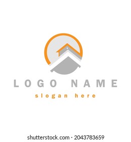 LOGOTIPO DEL VECTOR DE CONSTRUCCIÓN DE COLORES DE CONSTRUCCIÓN