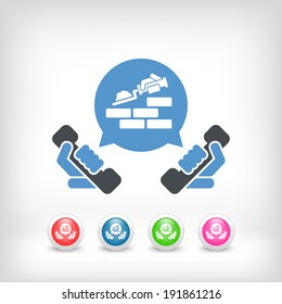 Building company contact icon