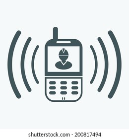Building company contact icon