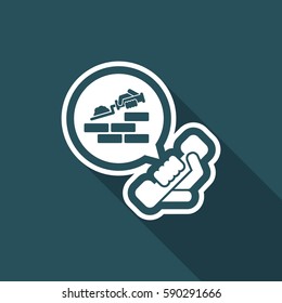 Building company contact icon