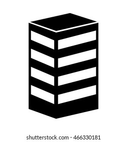building company isolated icon vector illustration graphic