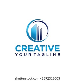 building company logo design vector