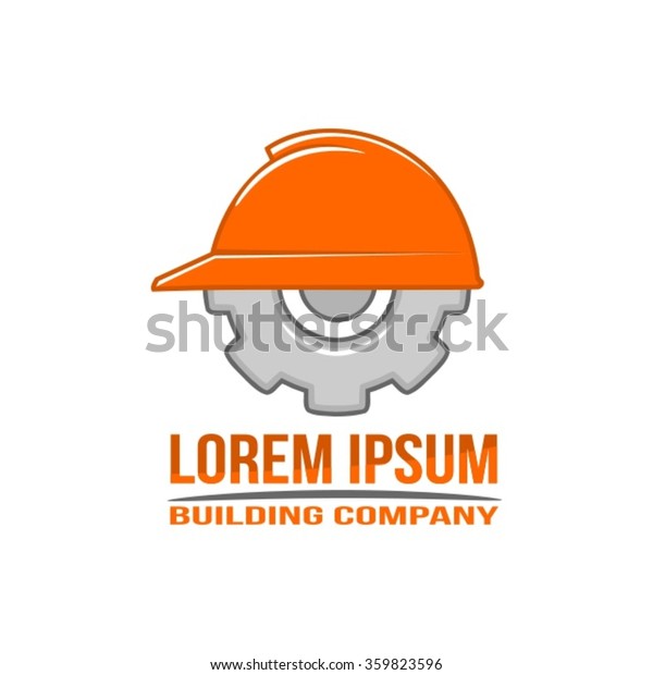 hard hats with company logo