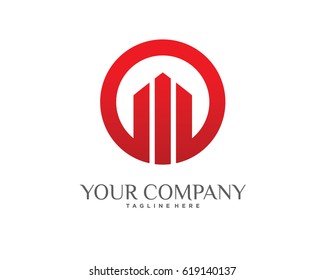 Building Company Logo Template Design