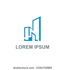 Building company logo vector image
