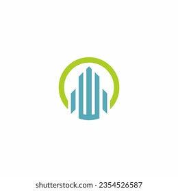 Building company logo vector image
