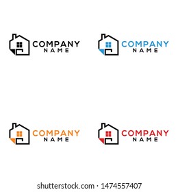 Building Conceptual Design Minimalist Vector